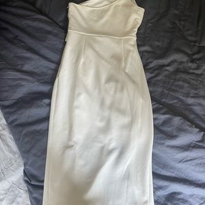 White midi dress from Hello Molly worn only once
